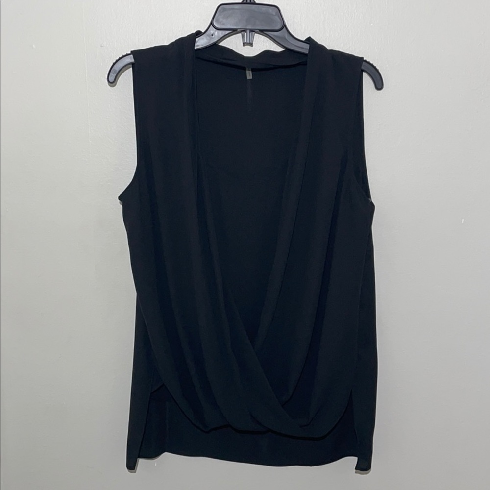 Sleeveless Black Blouse